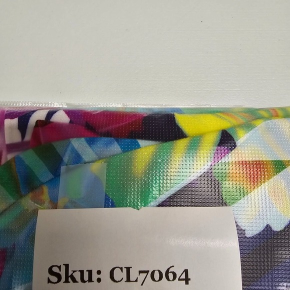 Soft Surroundings Mignon Top Womens Large Colorful Floral 3/4 Sleeve Tropical - Picture 11 of 11